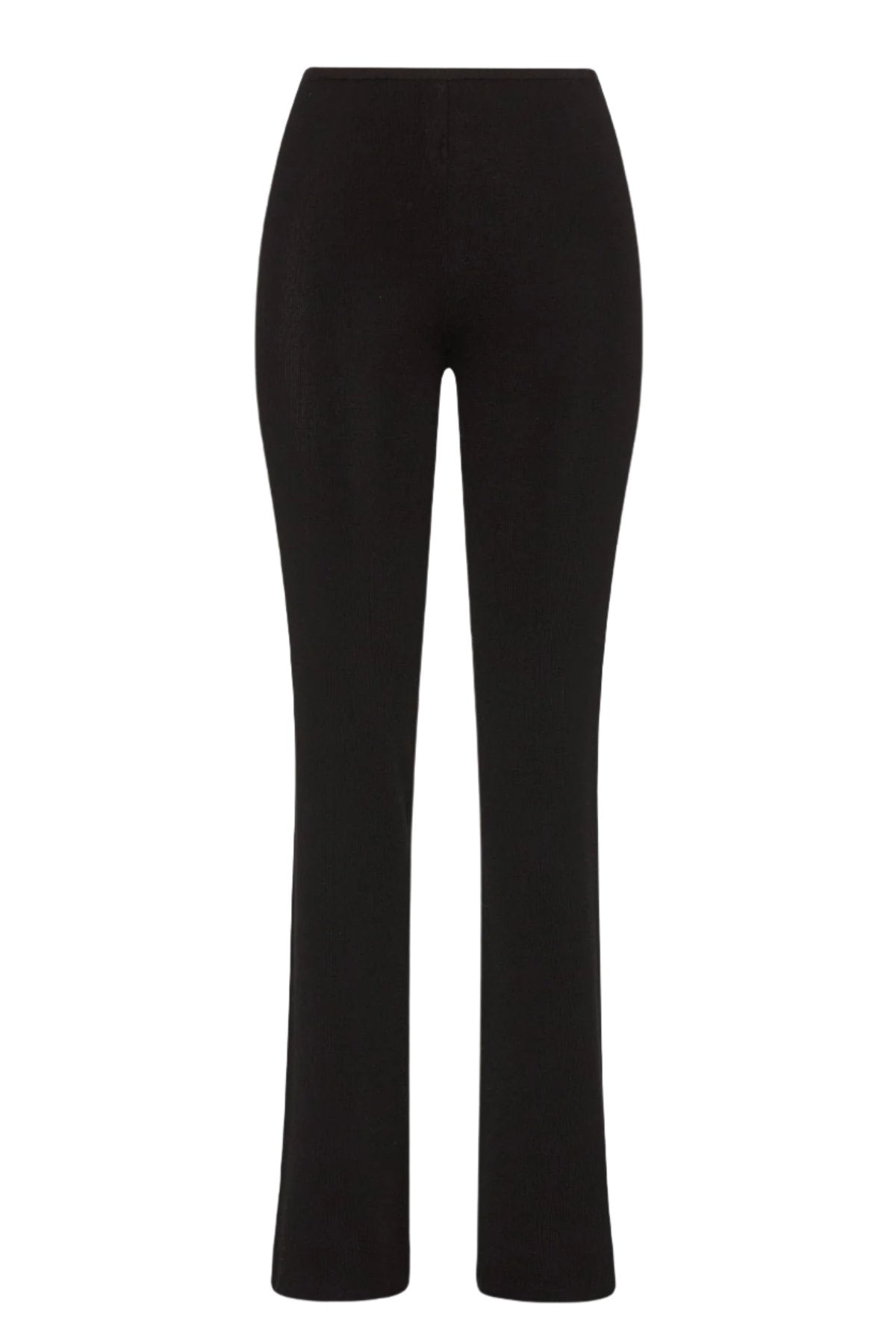 Low Waist Knit Pants - Black