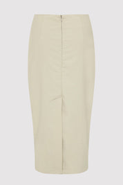 Low Waist Pencil Skirt - Birch