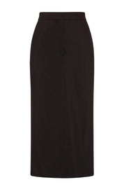 Low waisted Tailored Skirt - Black