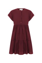 Marisol Mini Dress Wine