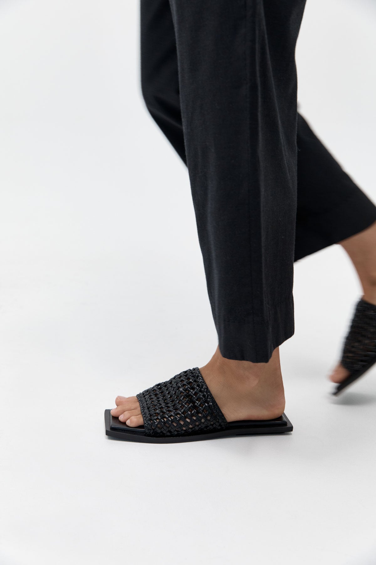 Macrame Sandal - Black