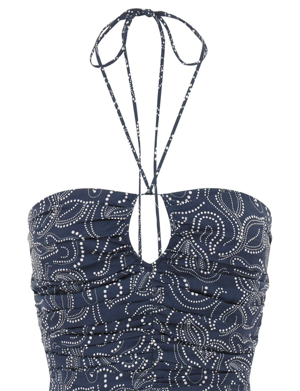 OPHELIA_SKIRT_DOT_PRINT_NAVY_GHOST_FRONT.jpg