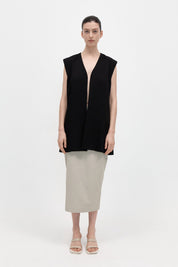 Oversized Vest - Black