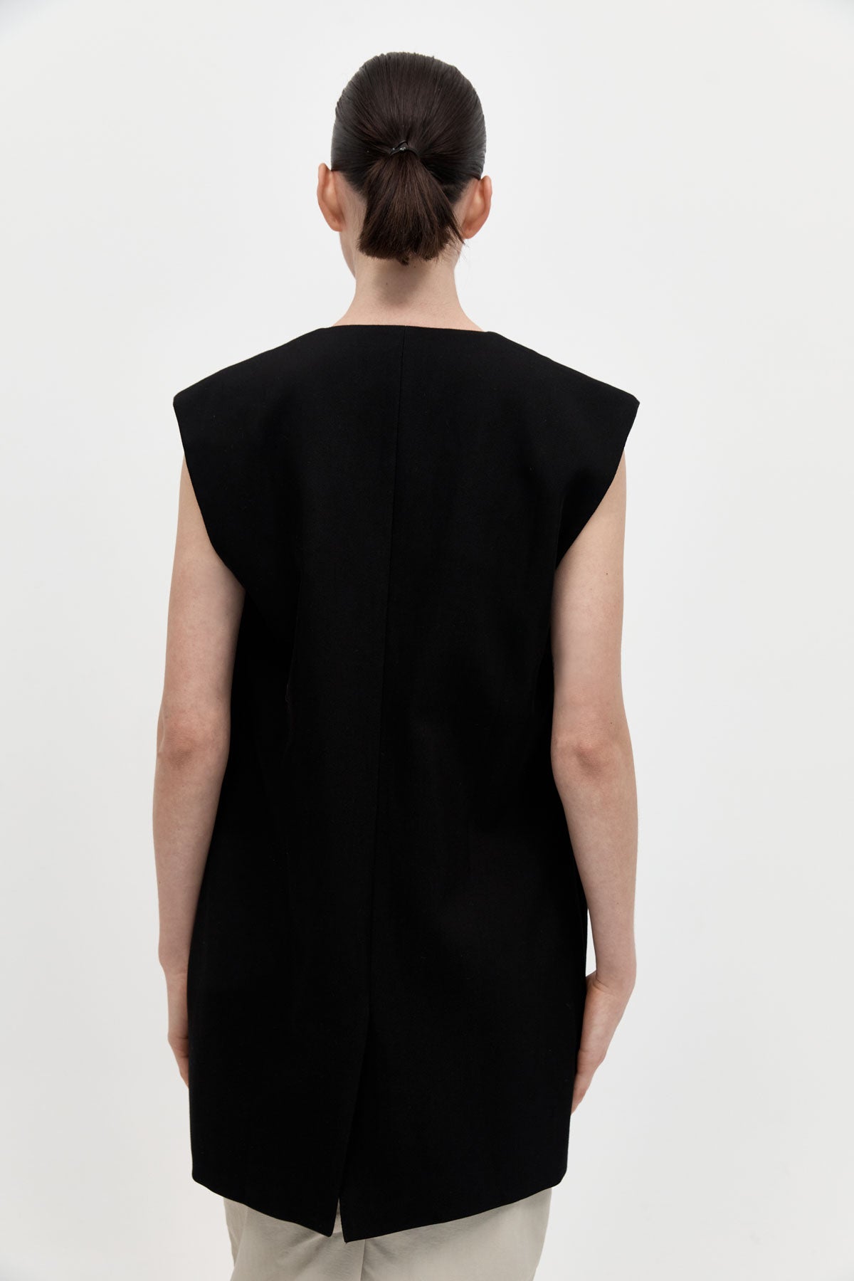 Oversized Vest - Black