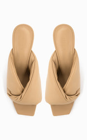Croissant 90 Heel | Beige