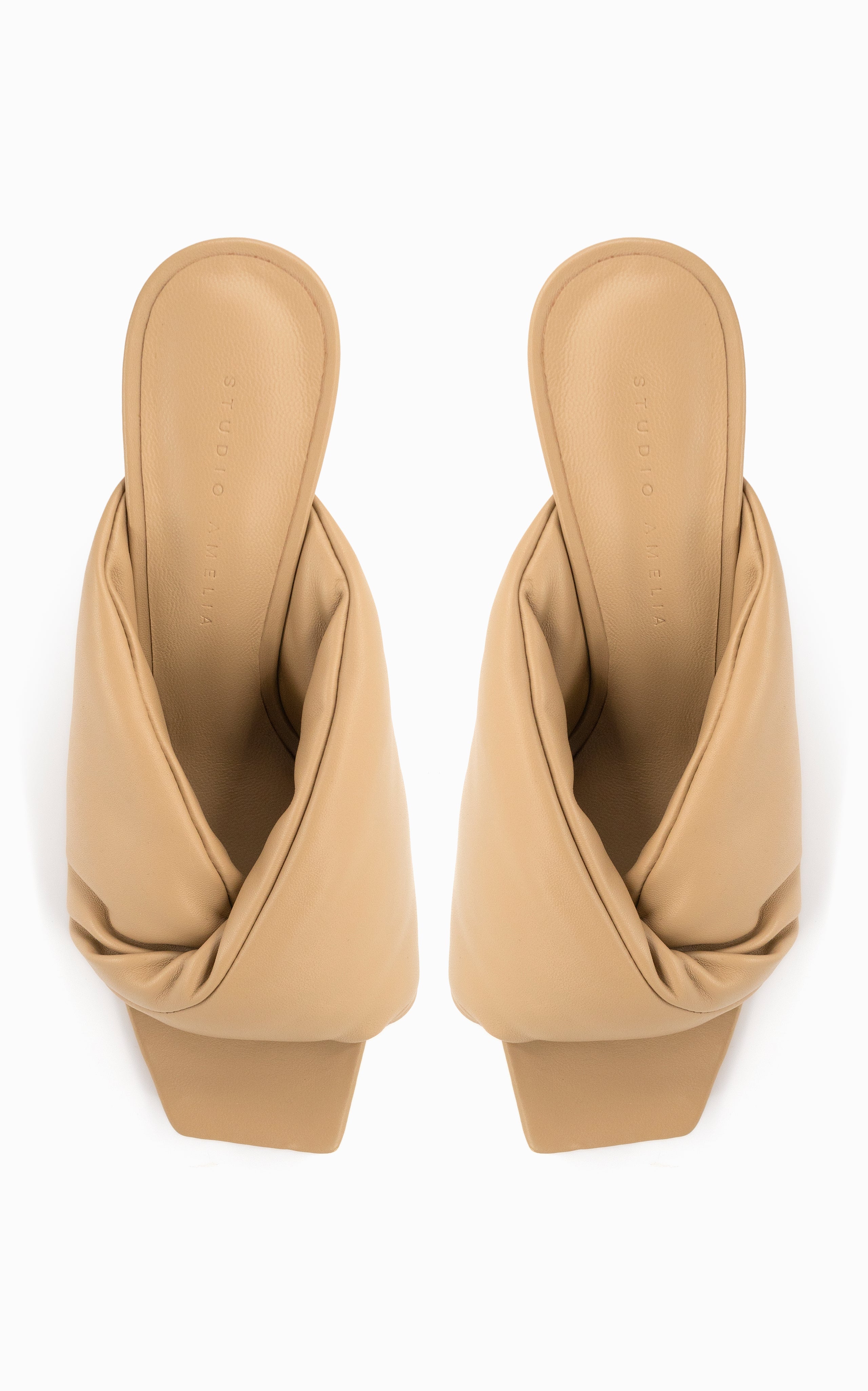 Croissant 90 Heel | Beige