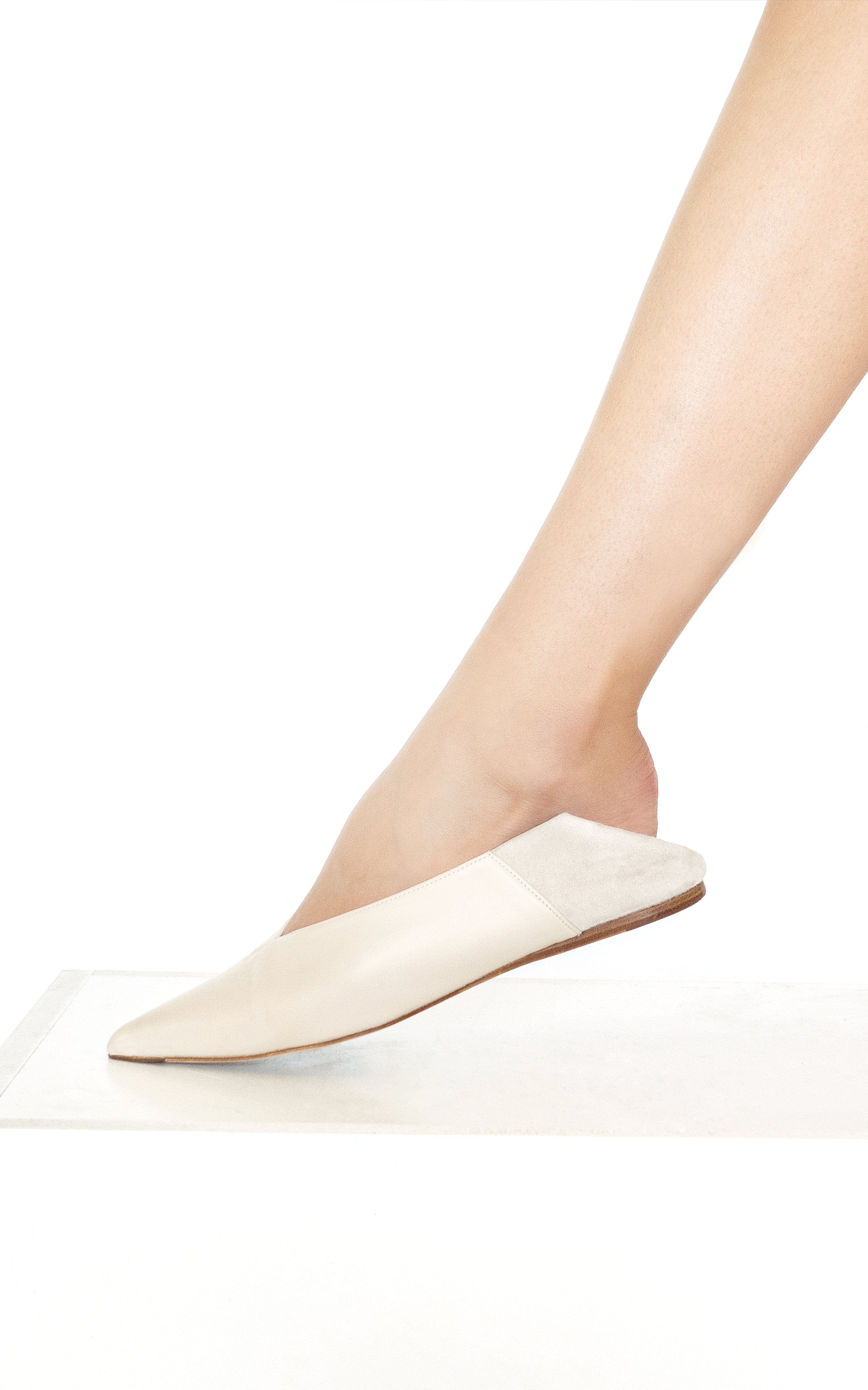 Pointed Babouche Slipper | Lemon