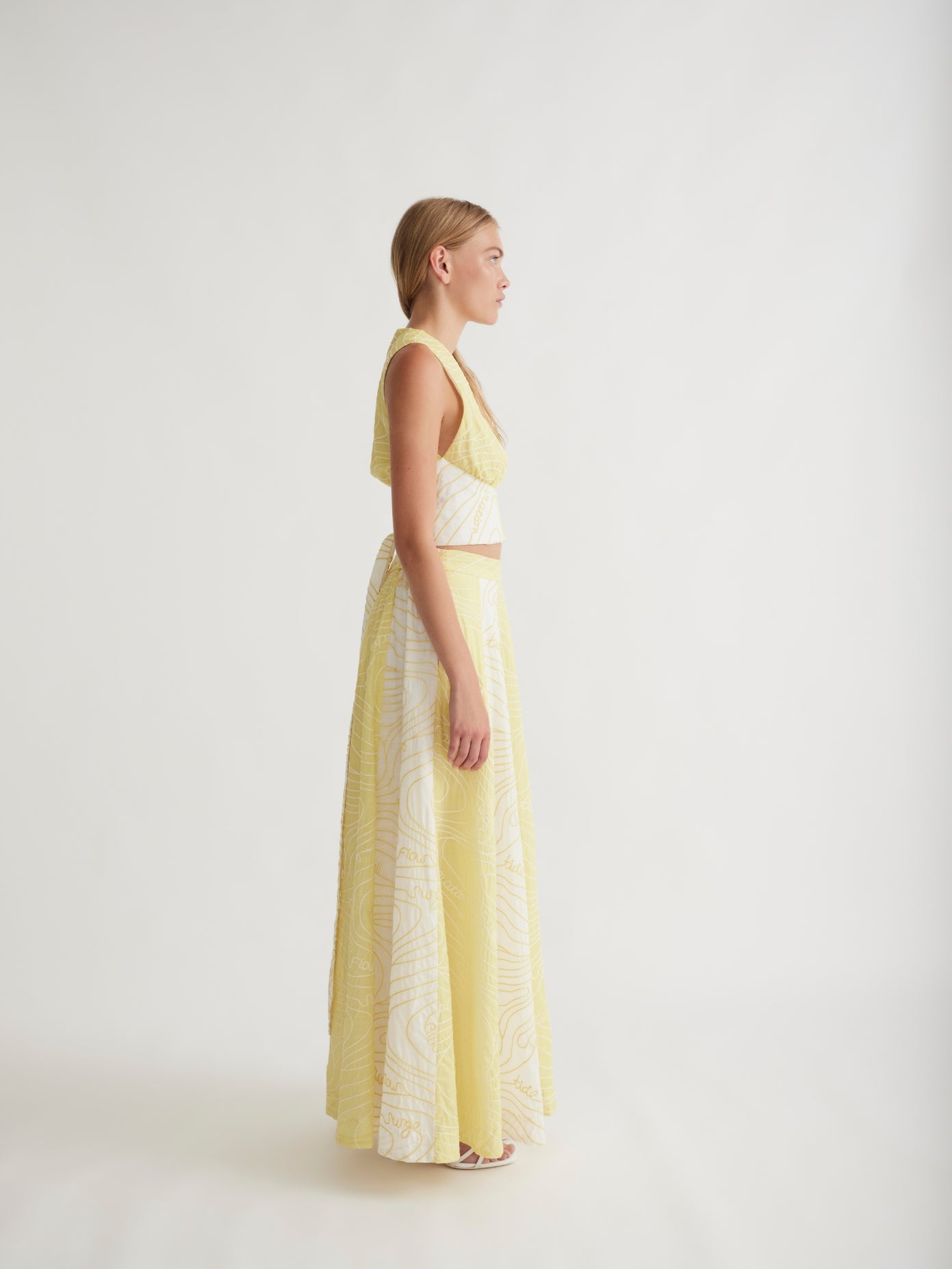 Surge Wrap Tie Waist Crop Zest