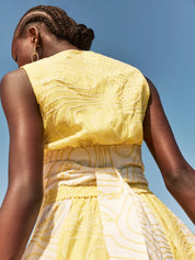Surge Wrap Tie Waist Crop Zest