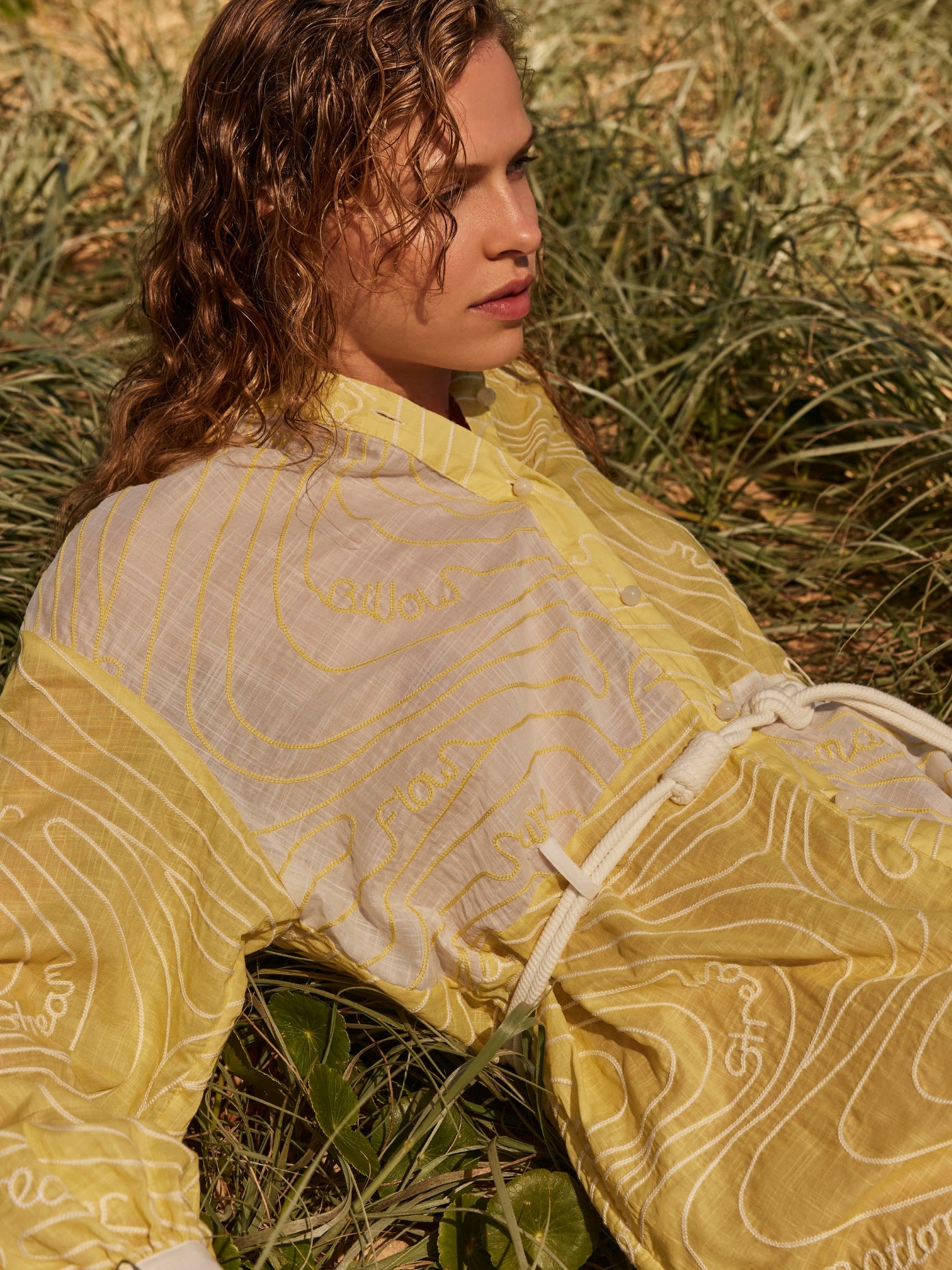 Surge Belted Shirt Dress Zest