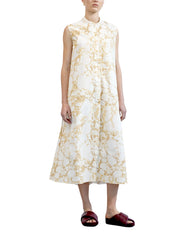 Iris Dress | Cellular Print Gold