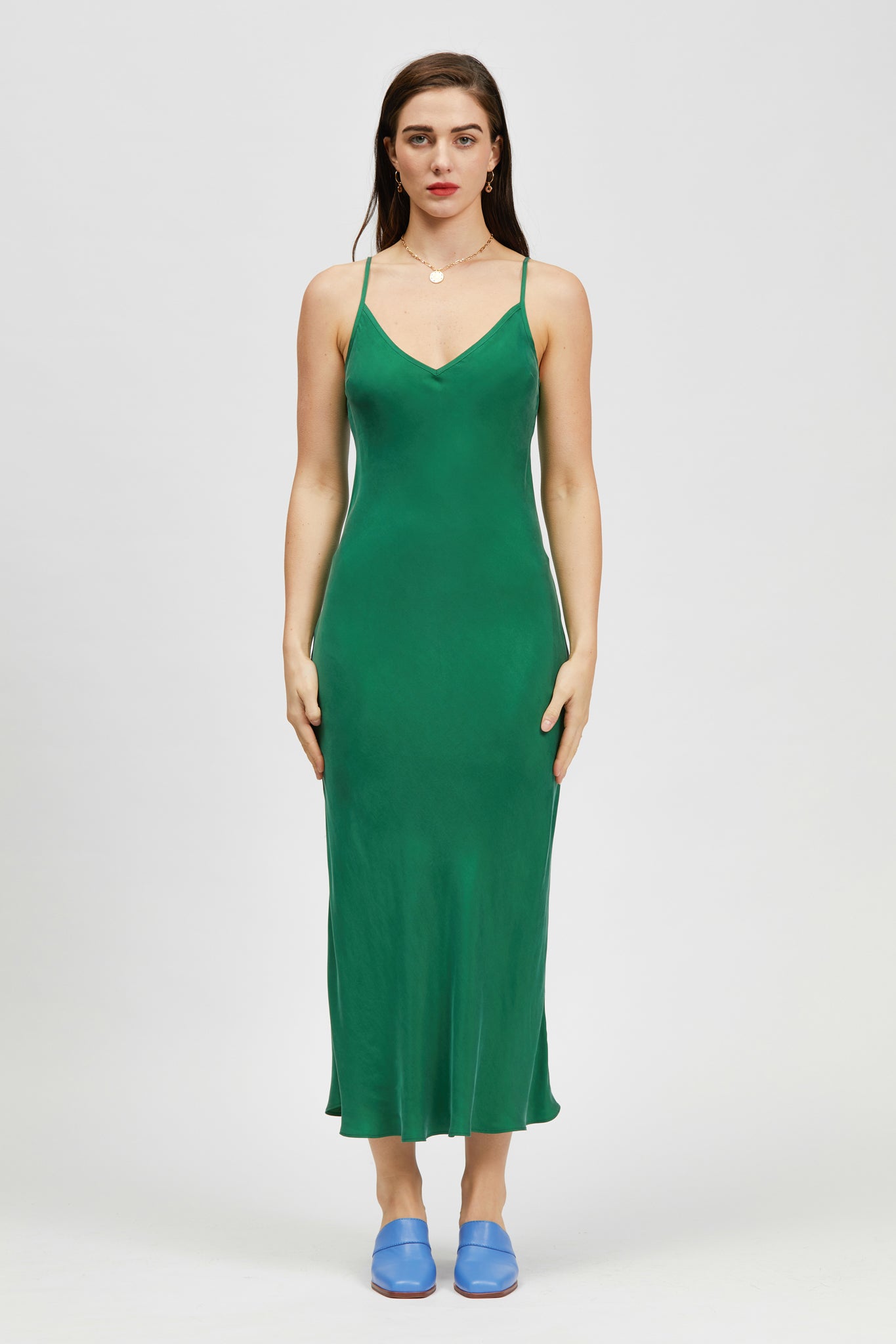 Perto Dress Green