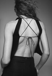 Palermo Backless Wool Tie top