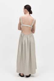 Plunge Sun Dress - Birch