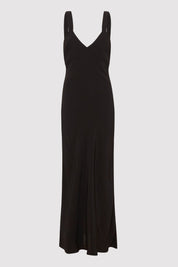 Ring Detail Maxi Dress - Black