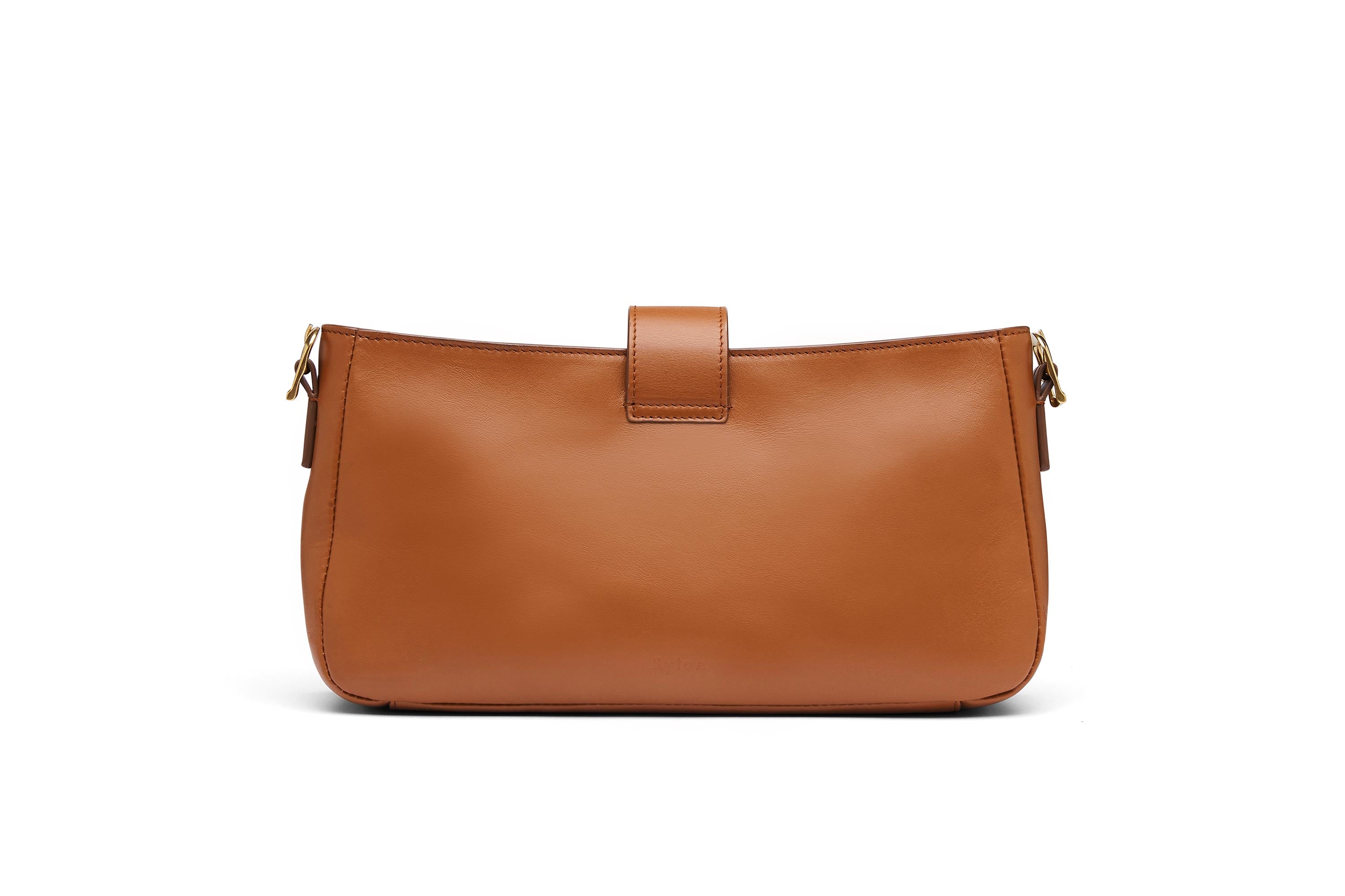 12.2 Soft Baguette with Buckle Cognac