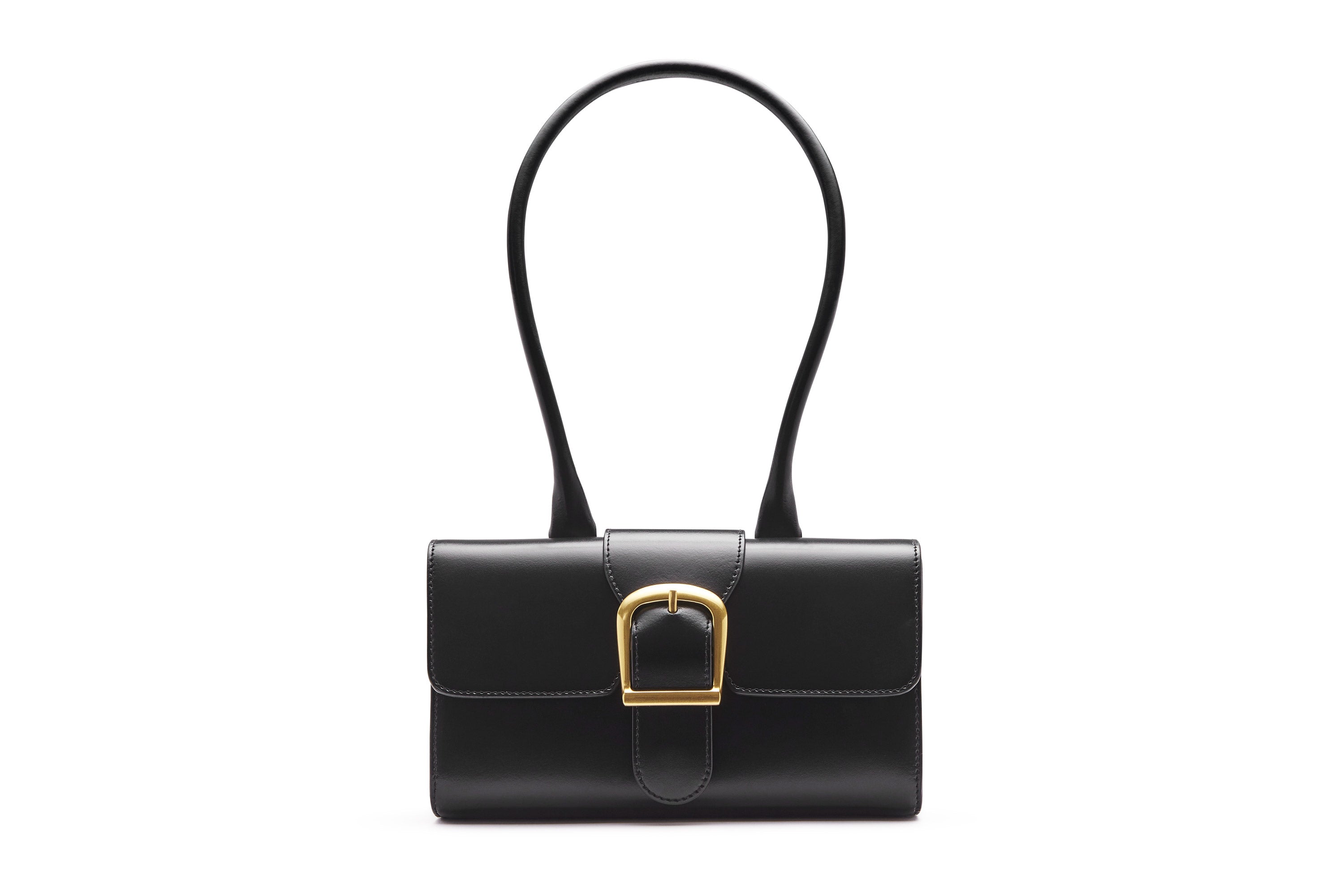 14.1 Small Satchel with Long Handle Black