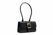 14.1 Small Satchel with Long Handle Black