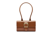 14.2 Cognac Small Satchel with Long Handle Cognac