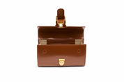 14.2 Cognac Small Satchel with Long Handle Cognac