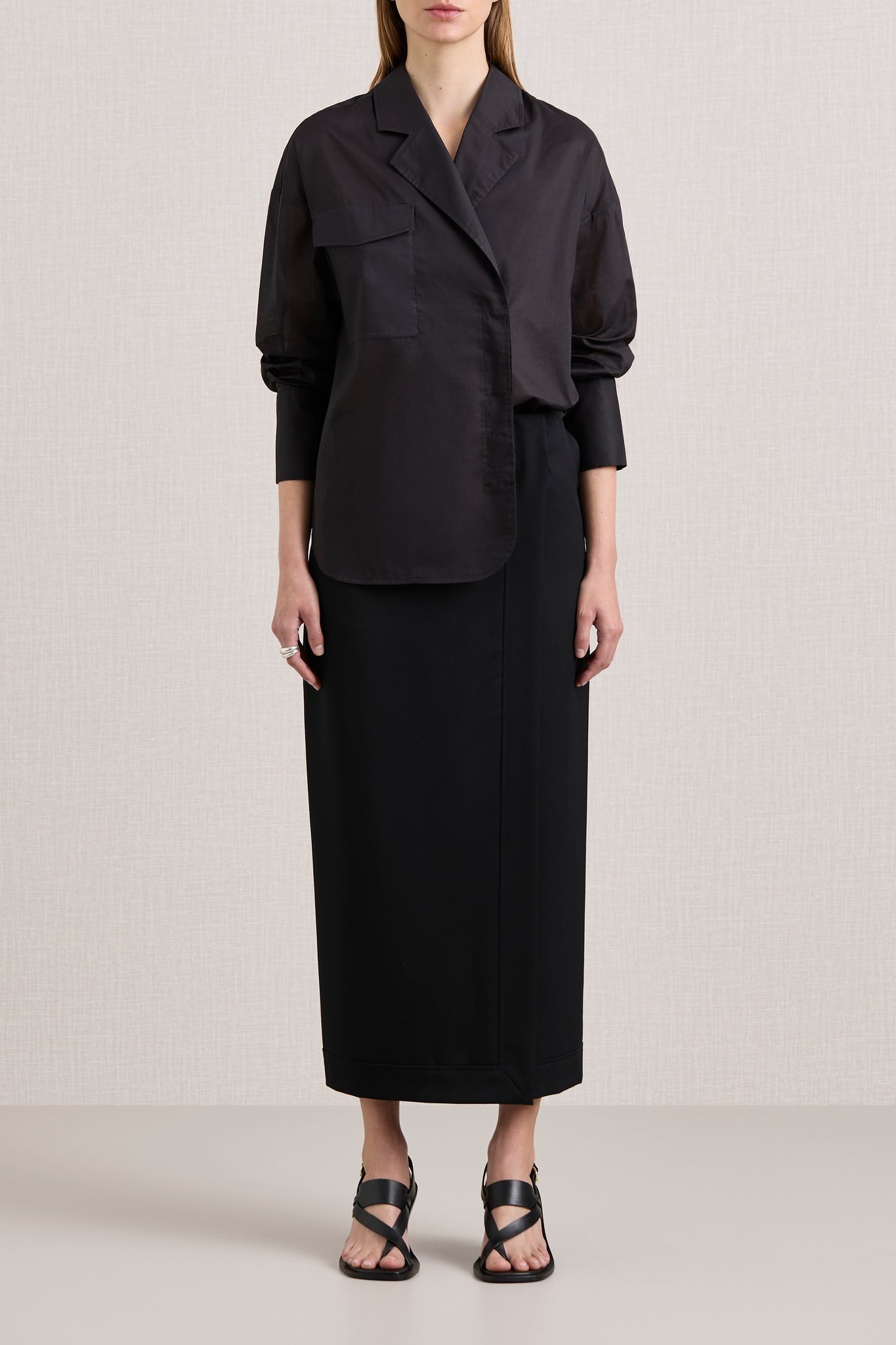 The Agnes Wrap Shirt