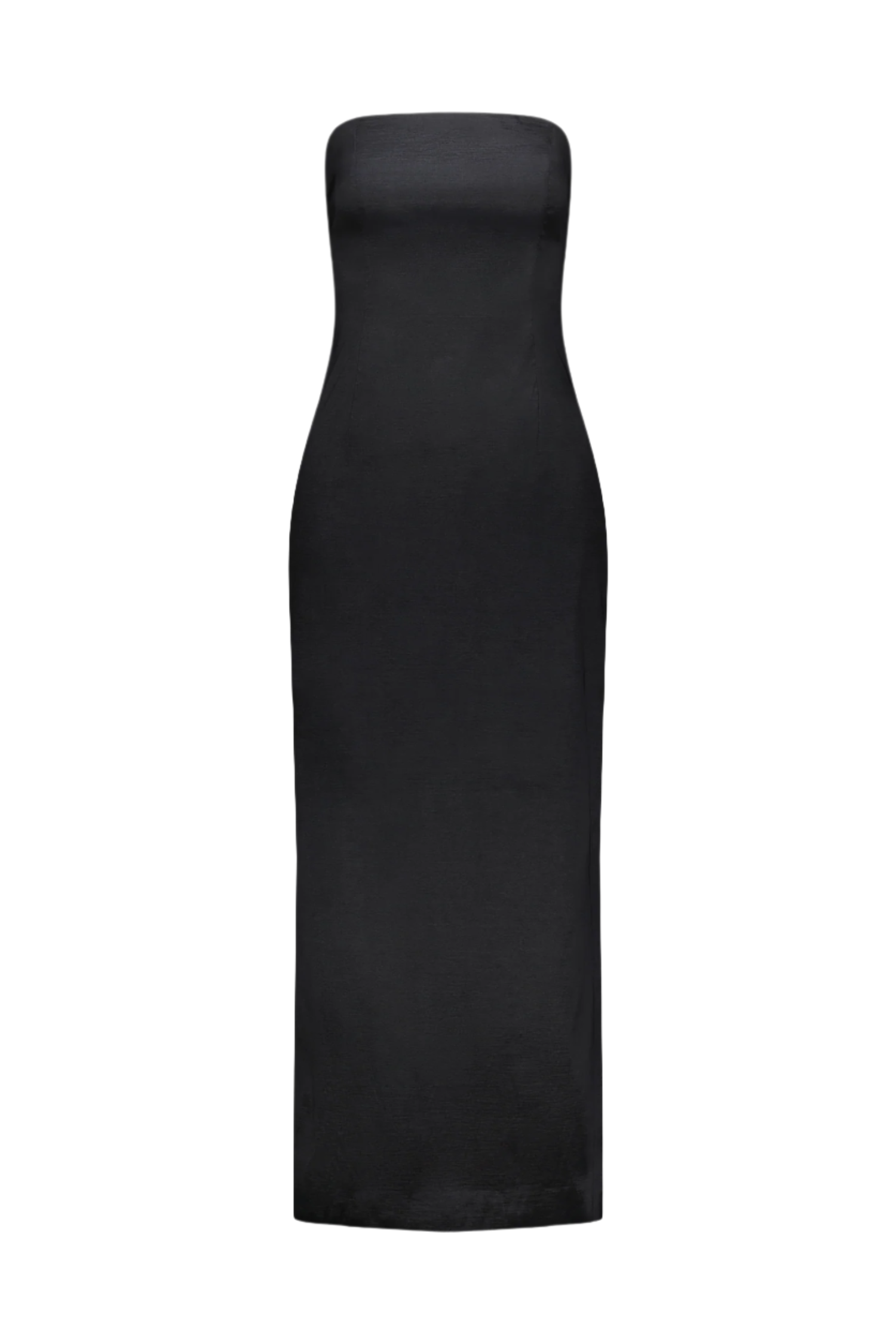 Strapless Long Dress Black