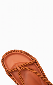 Tether Satin Rope Flat | Terracotta