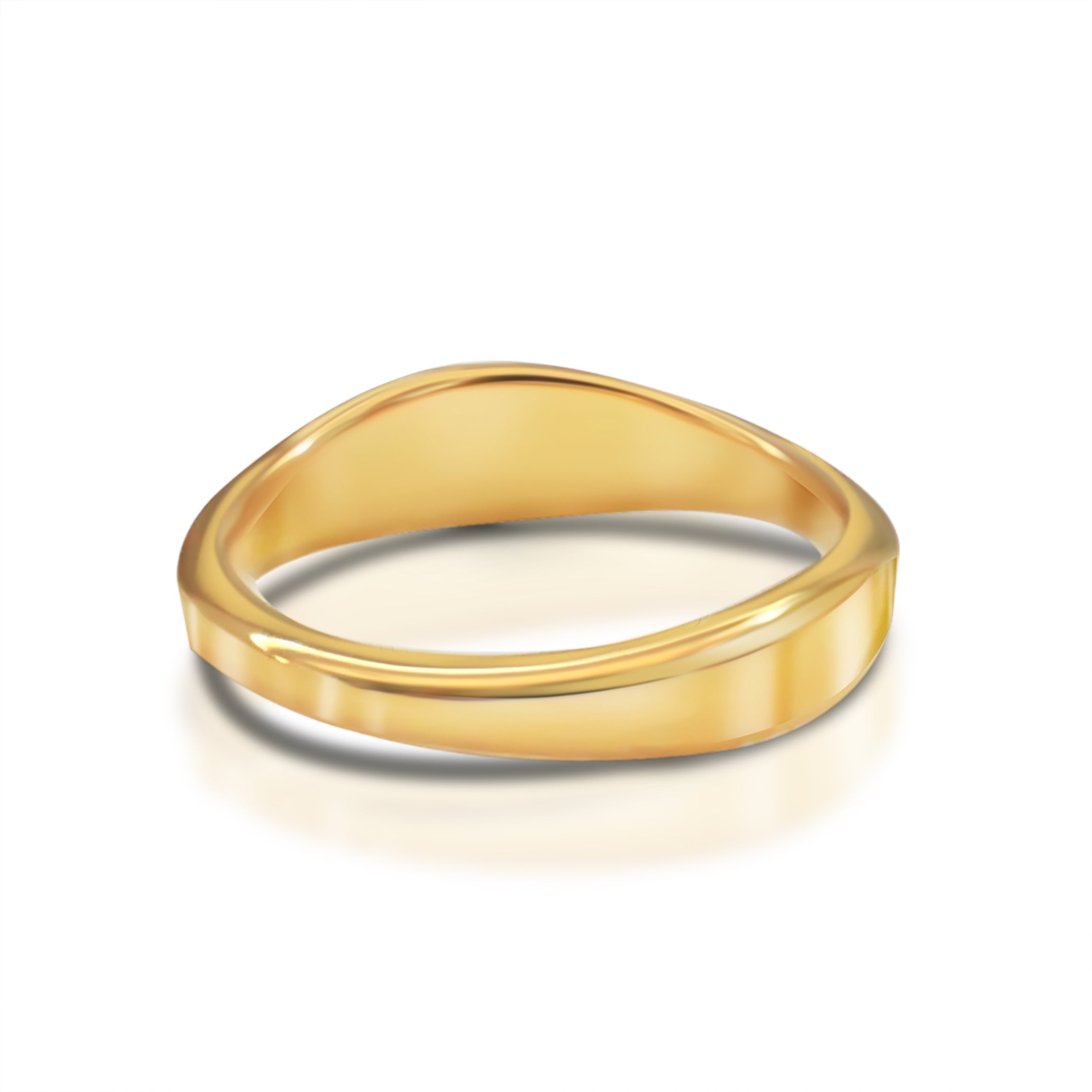 Shoreline Wave Ring, Wide - Gold