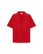 Short Sleeve Shirt Vermillion Red