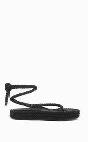 Tether Satin Rope Flat | Black