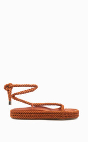 Tether Satin Rope Flat | Terracotta