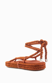 Tether Satin Rope Flat | Terracotta