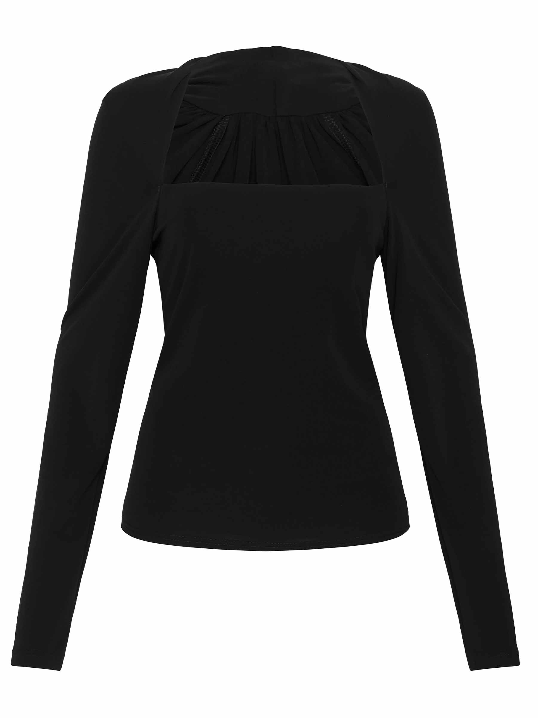Odessa Square Top Black