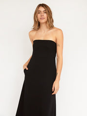 Filo Strapless Dress Black