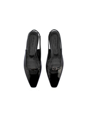 Paulina Flats Black Patent