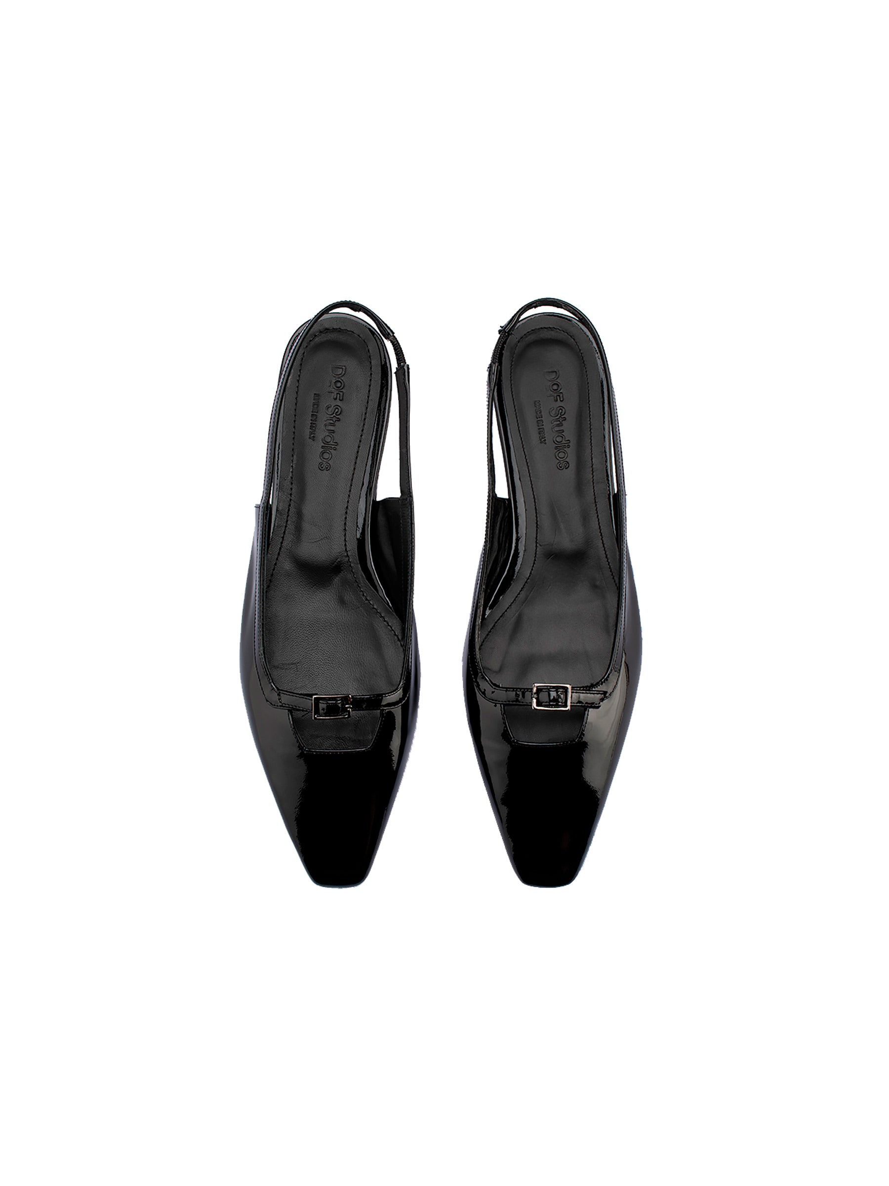 Paulina Flats Black Patent