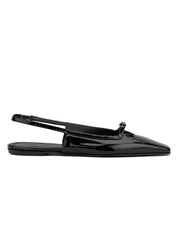 Paulina Flats Black Patent