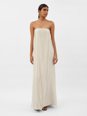Oude Wrap Maxi Dress Oyster
