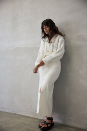 Kora Cropped Cardigan - Cream