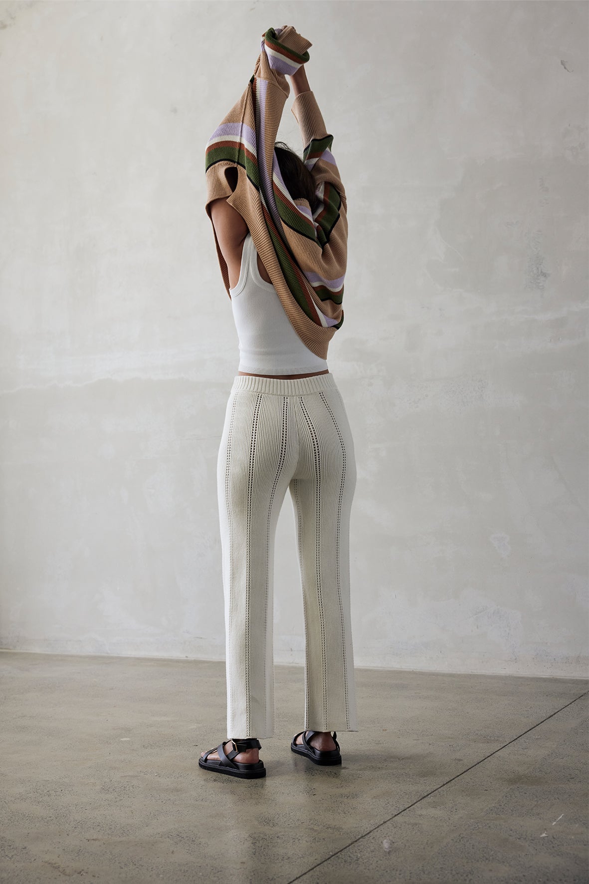 Eva Organic Cotton Pant - Cream