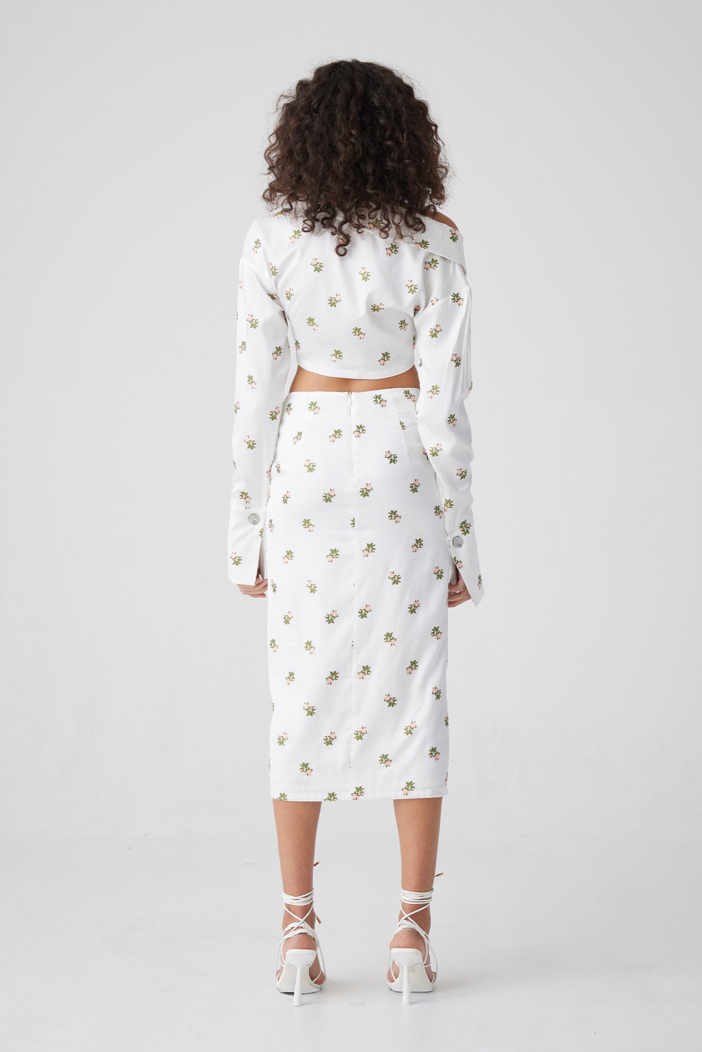 Petal Skirt Off White