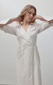 Wrap Dress - White