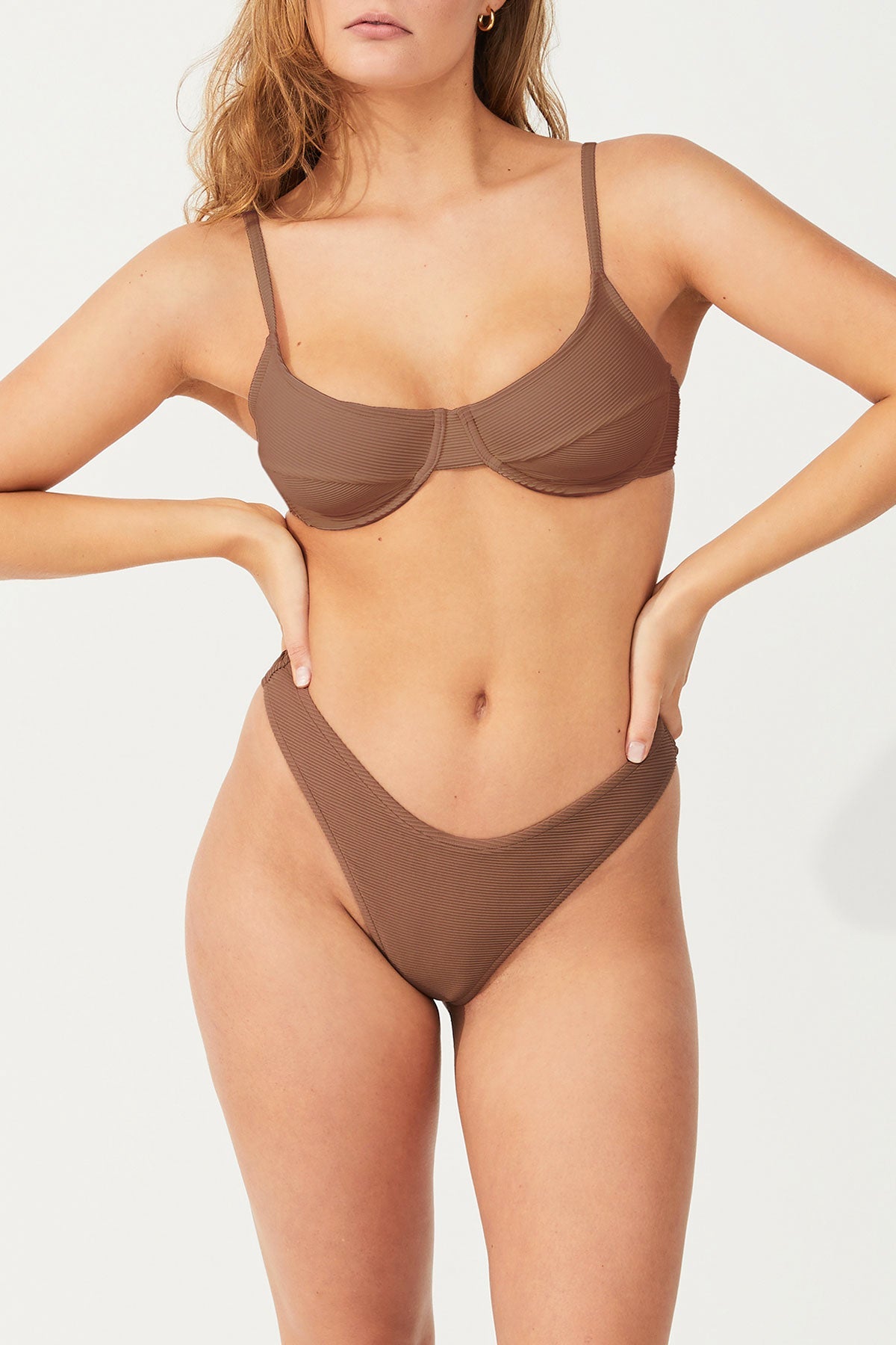 Signature Thong Brief - Acorn