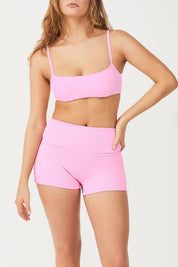 Signature Boy Short - Sea Pink