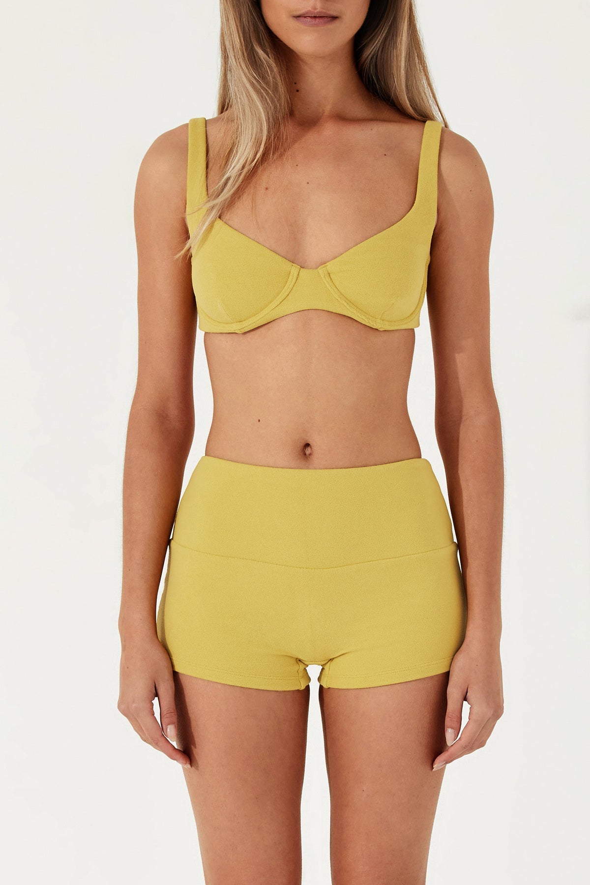 Golden Towelling Bra Cup