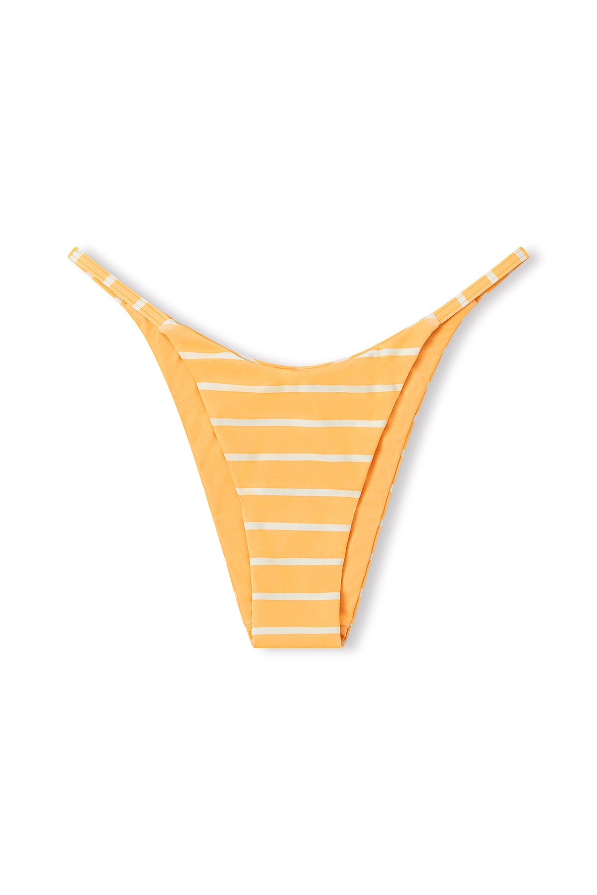 Golden Stripe Curve String Brief