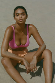 Guava Towelling Bra Cup