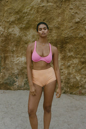 Guava Towelling Bra Cup