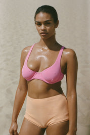 Guava Towelling Bra Cup