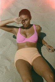 Guava Towelling Bra Cup